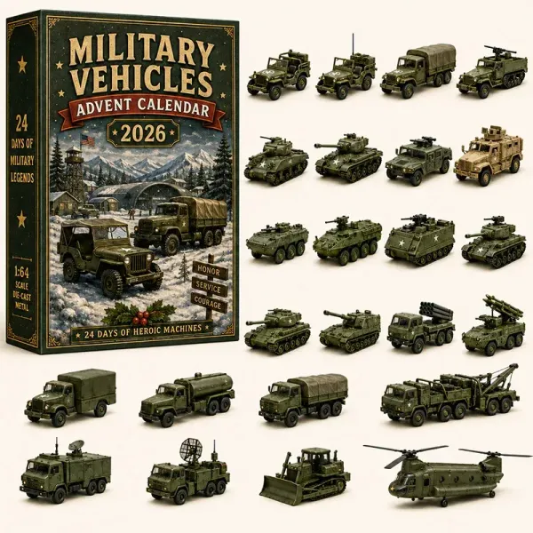 💯🚜🚗🎄 2026 Vehicle Advent Calendar Collection – 24 Days of Classic Machines, Trucks & Military Legends 🎁✨