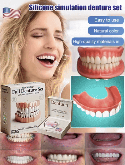 Custom-Fit Instant Smile Dentures – Natural Looking Comfort Fit