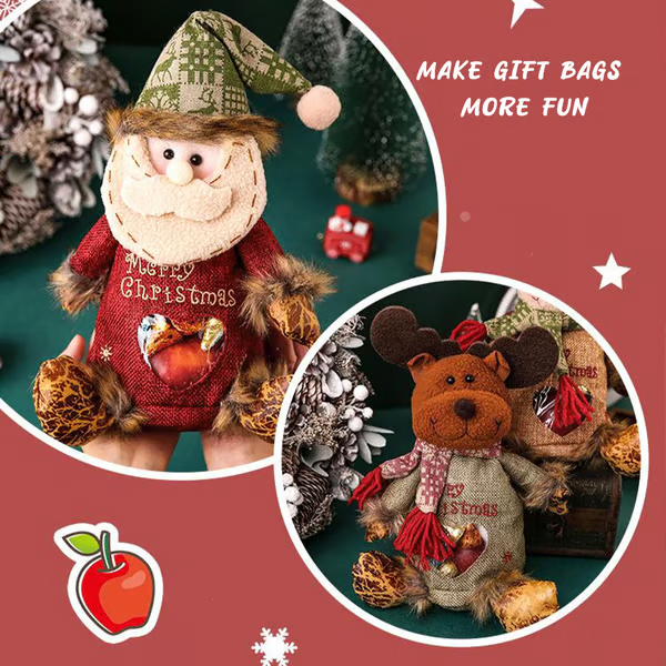 🎉 Last Day Promotion 50% OFF 🎉Christmas Gift Bags Zipper Design