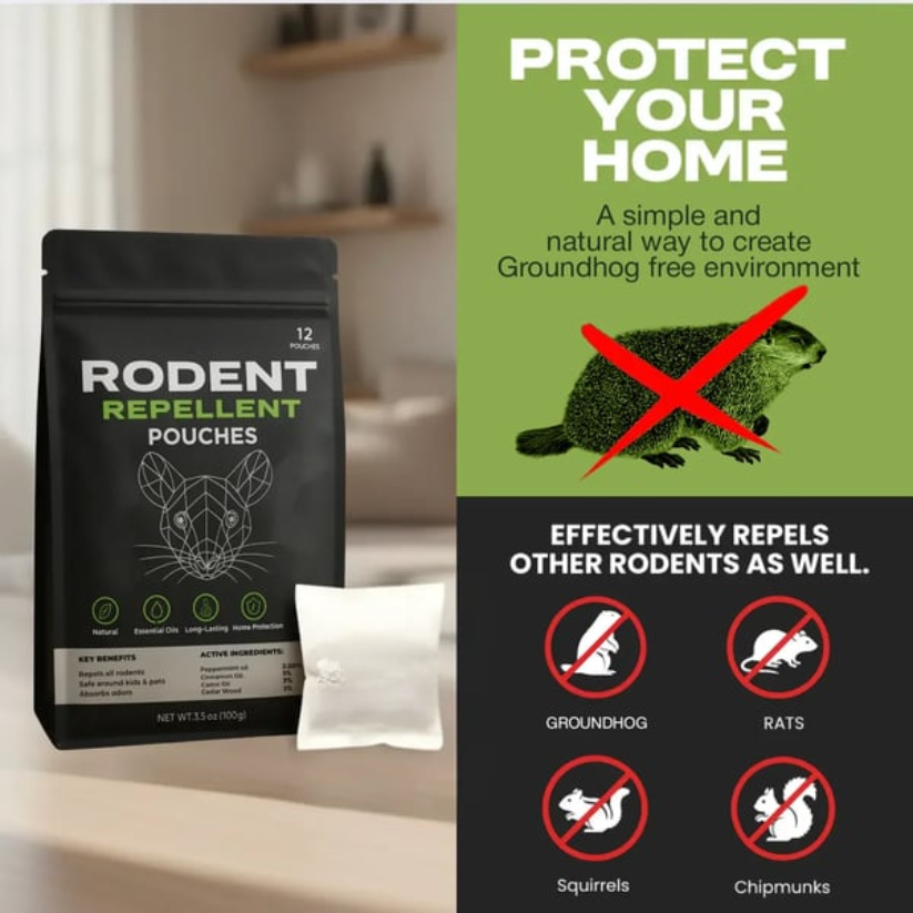 🔥Last Day 50% OFF-Groundhog Repellent Pouches