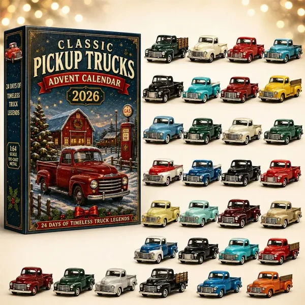 💯🚜🚗🎄 2026 Vehicle Advent Calendar Collection – 24 Days of Classic Machines, Trucks & Military Legends 🎁✨
