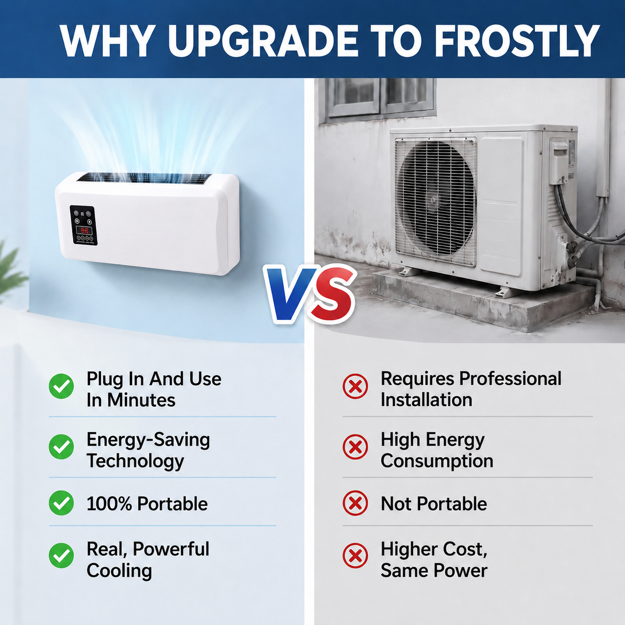 🔥Limited Discount🔥Ductless Portable Air Conditioners No Windows Needed