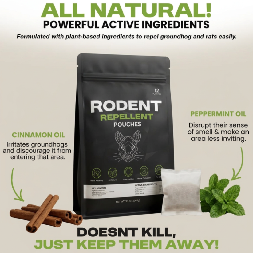 🔥Last Day 50% OFF-Groundhog Repellent Pouches